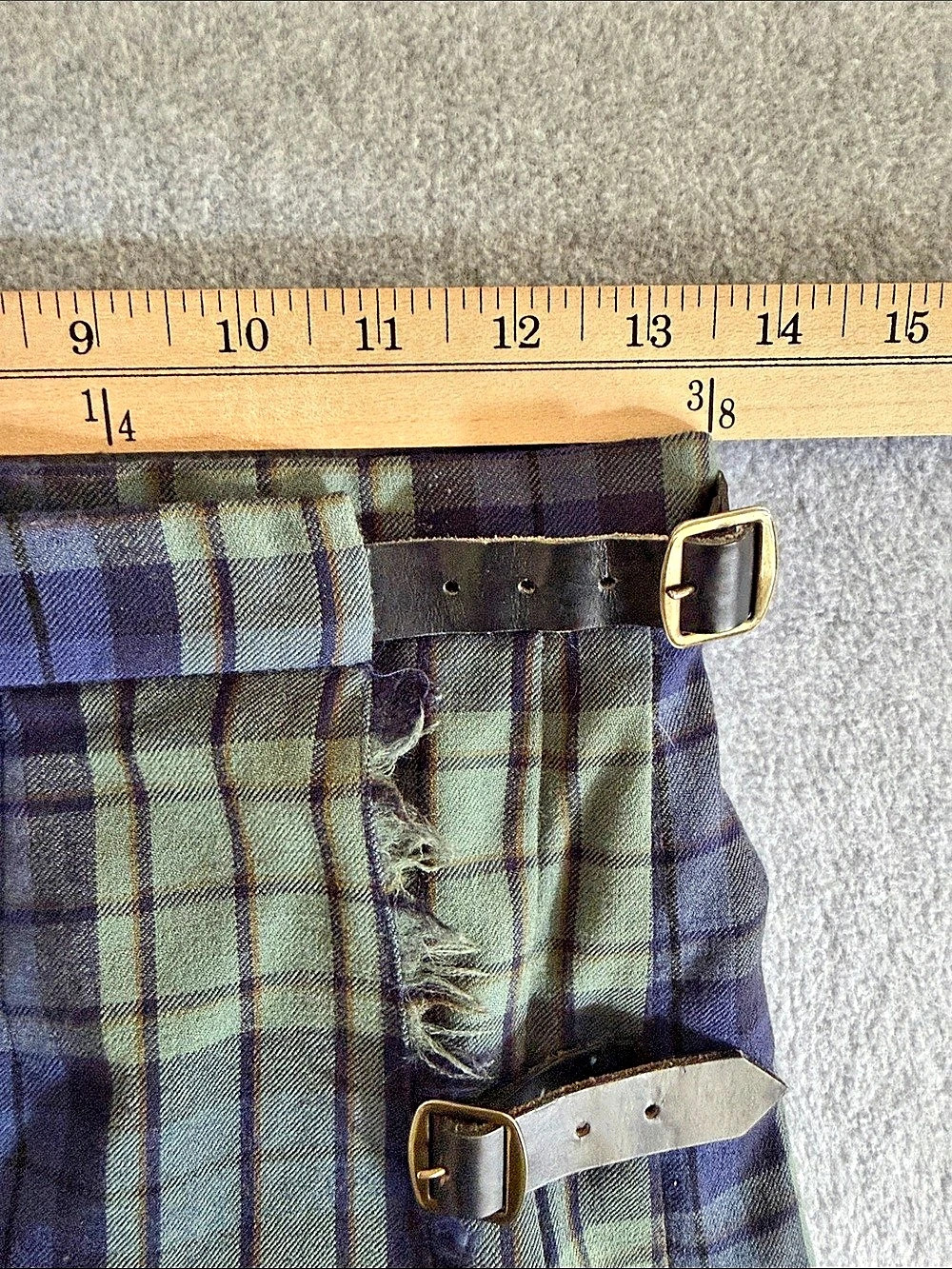 Laura Ashley Vintage Wool Great Britain Plaid Tartan Mini Skirt XS 90s Grunge - Picture 11 of 13